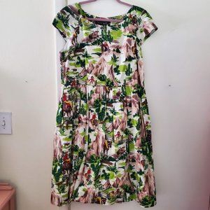 Emily and Fin Cowboy print dress size UK XL/16